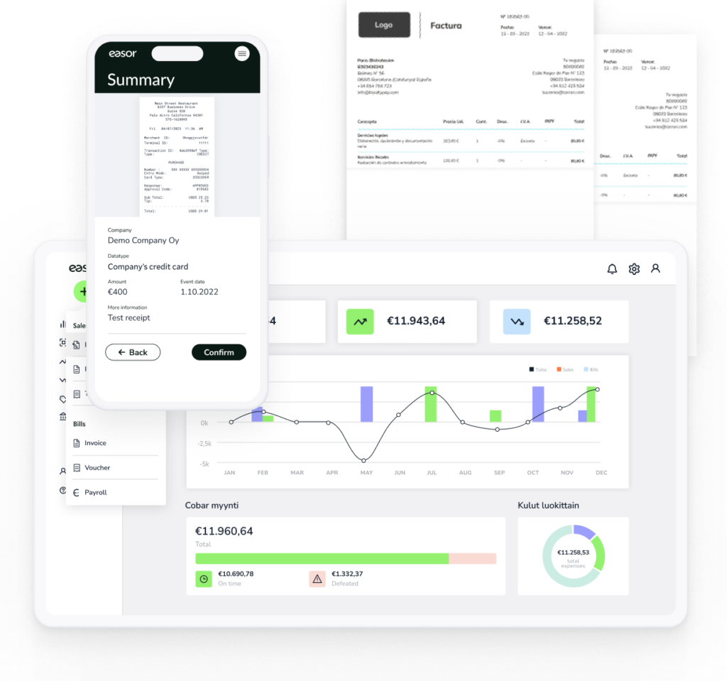 Talenom Pro Easor App software and mobile app available anywhere, anytime
