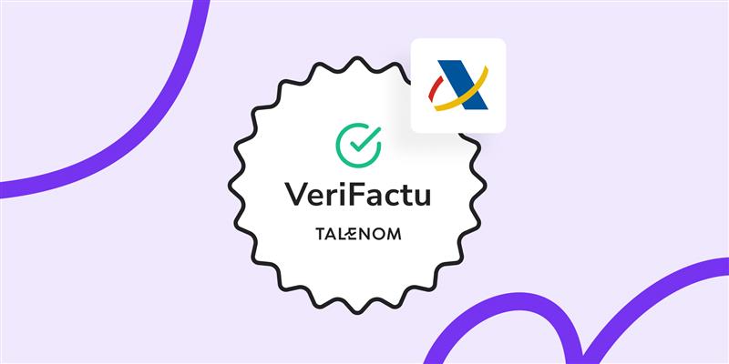 Talenom Software adaptado al Sistema verifactu