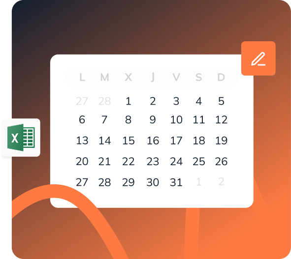 Calendario 2026 editable