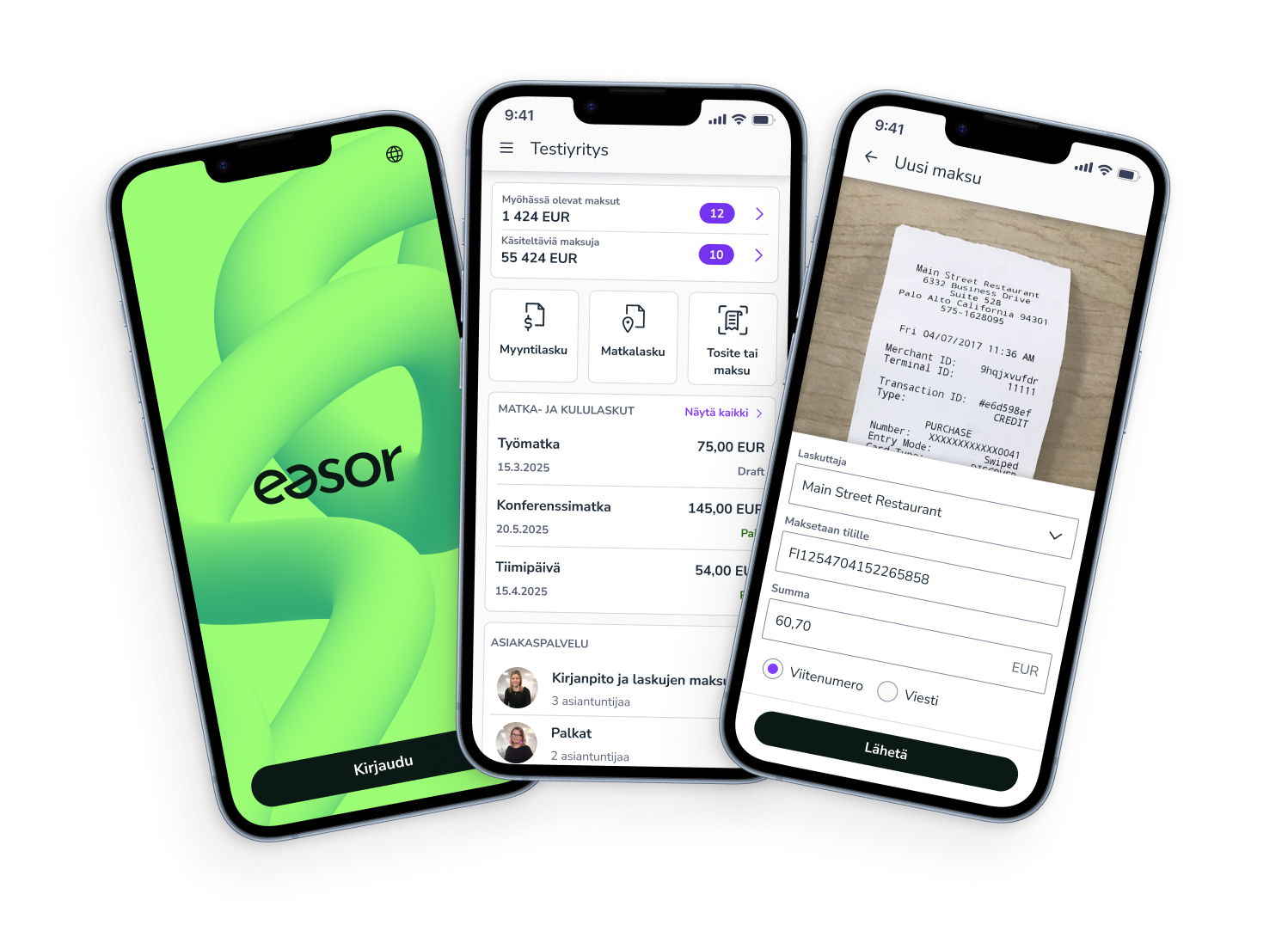 Talenom Online on nyt Easor App